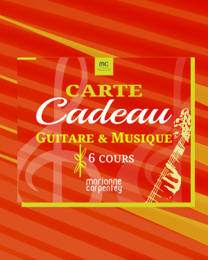 Carte Cadeau « Guitare & Musique »